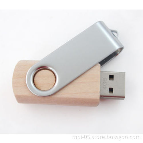 Wooden USB Flash Drive with CE and RoHS marks